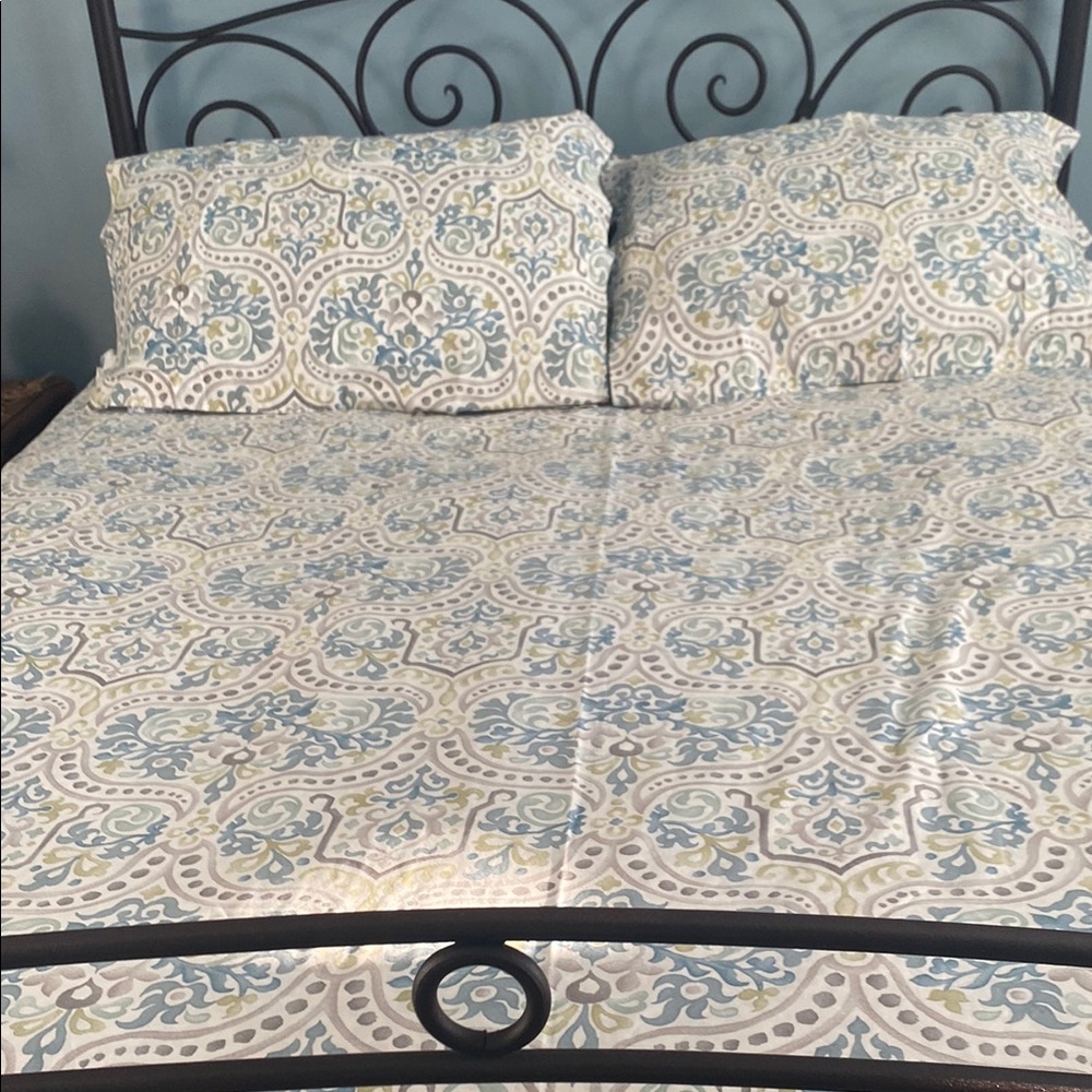 Elegant Paisley Bedding Duvet Cover Set - by Pottery Barn.